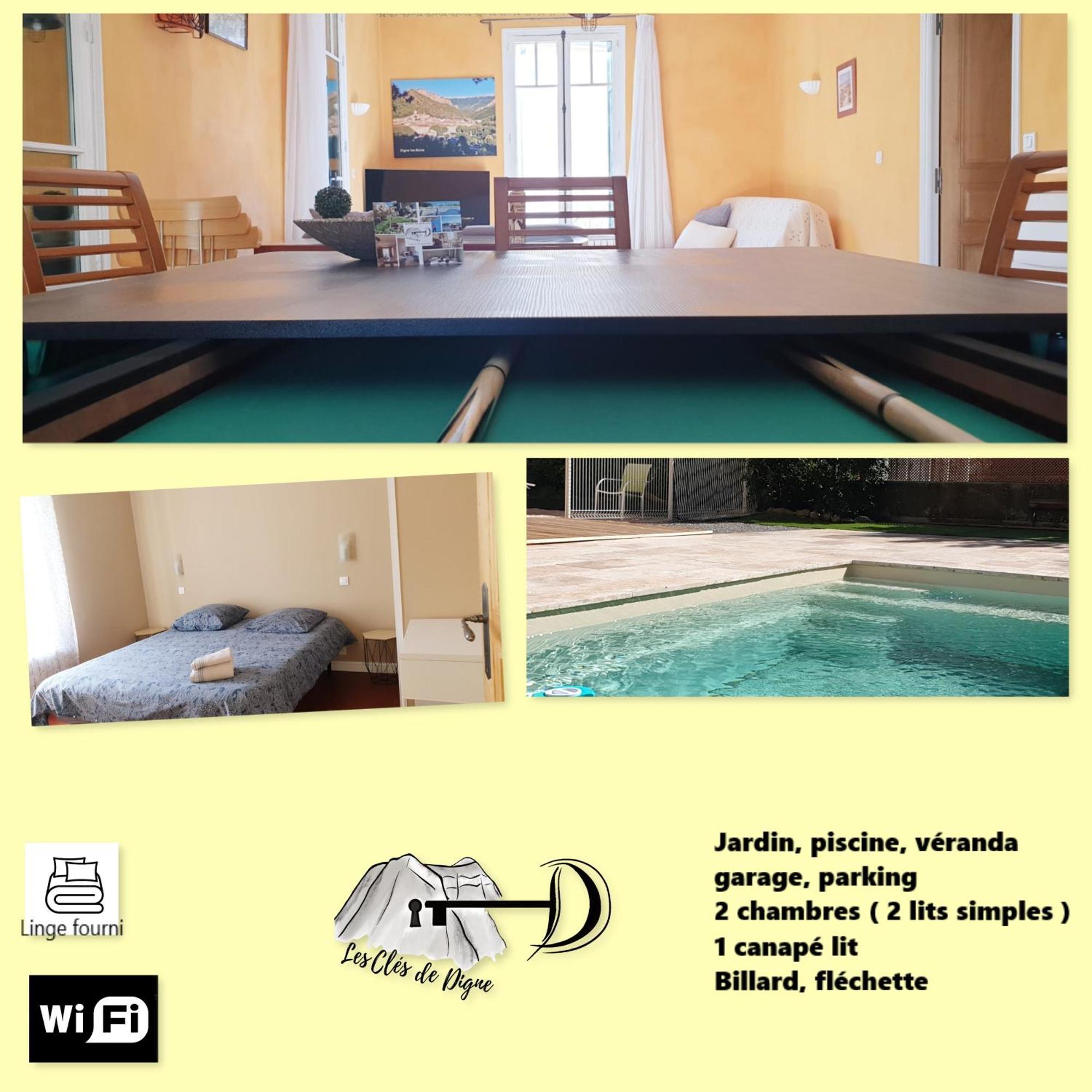 Spacieux T3 Avec Piscine ディーニュ・レ・バン エクステリア 写真